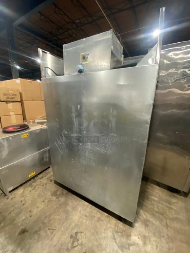 Delfield 6000XL Series Commercial Stainless Steel Solid 2 Door Reach In Freezer! With Wire Racks! 115V 1 Phase! On Casters! - Image 4 of 10