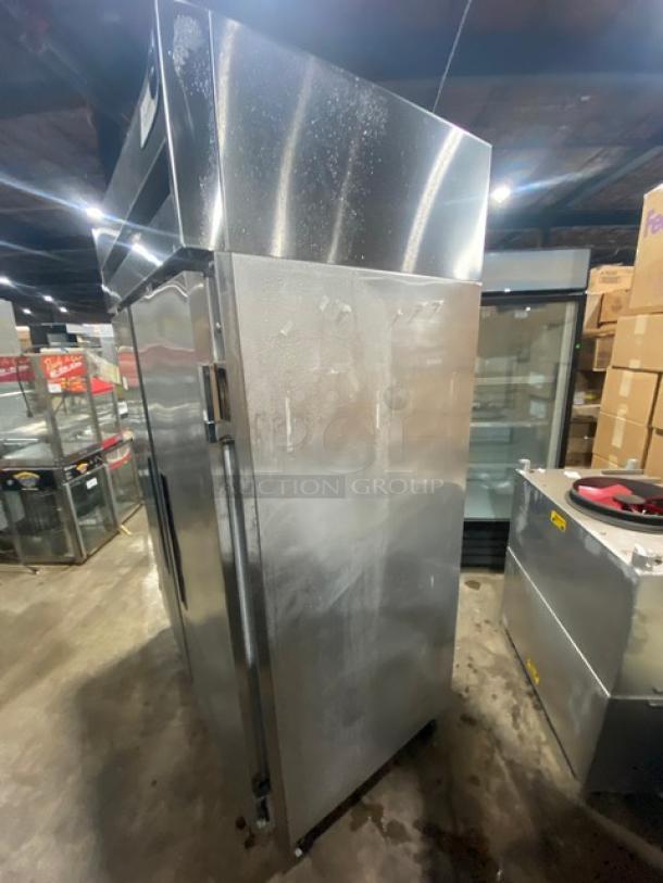 Delfield 6000XL Series Commercial Stainless Steel Solid 2 Door Reach In Freezer! With Wire Racks! 115V 1 Phase! On Casters! - Image 5 of 10