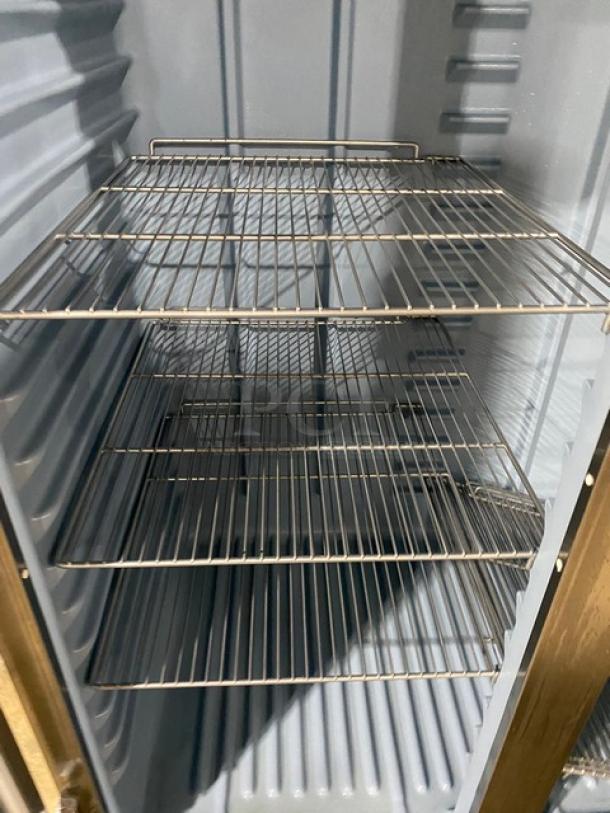 Delfield 6000XL Series Commercial Stainless Steel Solid 2 Door Reach In Freezer! With Wire Racks! 115V 1 Phase! On Casters! - Image 7 of 10