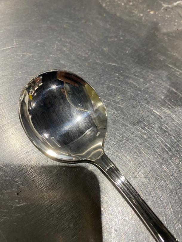 New! Lot Of Winco Commercial Stainless Steel 18-10 Bouillon Spoons! All One Money! - Image 3 of 5