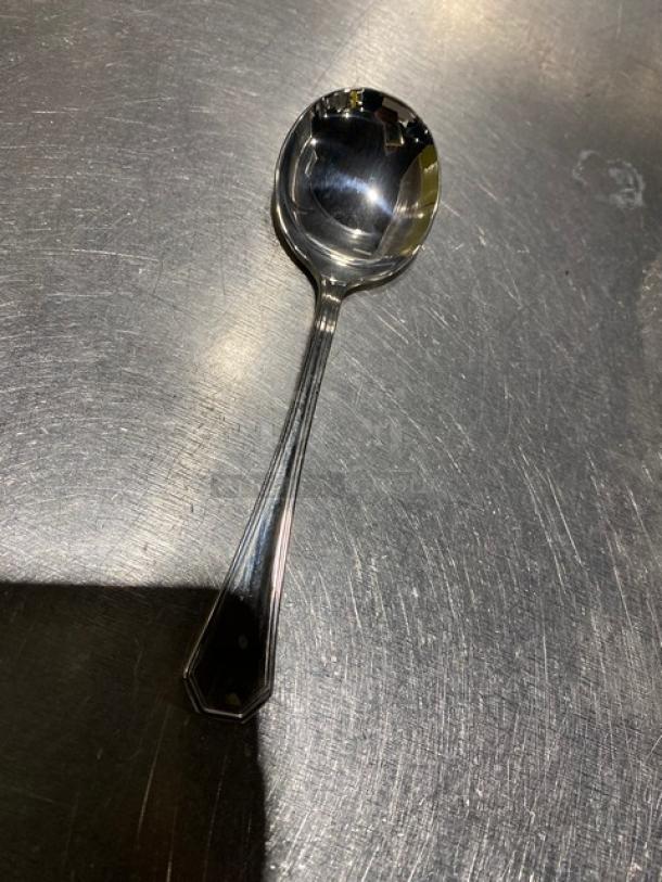 New! Lot Of Winco Commercial Stainless Steel 18-10 Bouillon Spoons! All One Money! - Image 3 of 5