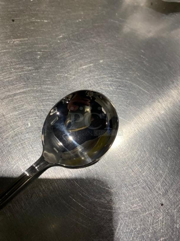 New! Lot Of Winco Commercial Stainless Steel 18-10 Bouillon Spoons! All One Money! - Image 4 of 5