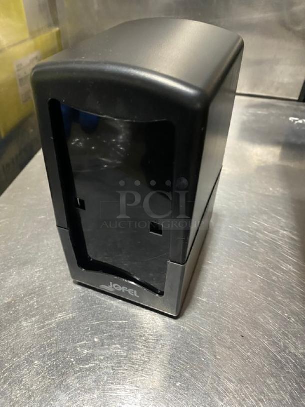 New In The Box! Jofel Commercial Black Wall Mounted Altera Tall Fold Napkin Dispenser! Model: JOFEL 099-36! - Image 4 of 4