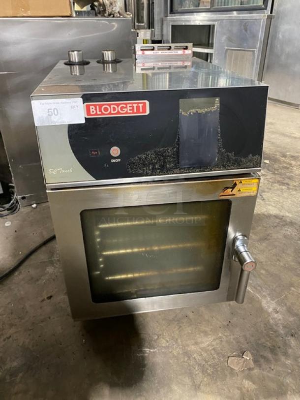 Blodgett BC Touch Series Commercial Stainless Steel Electric Powered Boilerless Mini Size Combi Oven! With Touchscreen Controls! With Wire Oven Rack! With Hand Shower Attachment! Model: BLCT23E SN: 032417BR131S! - Image 1 of 10
