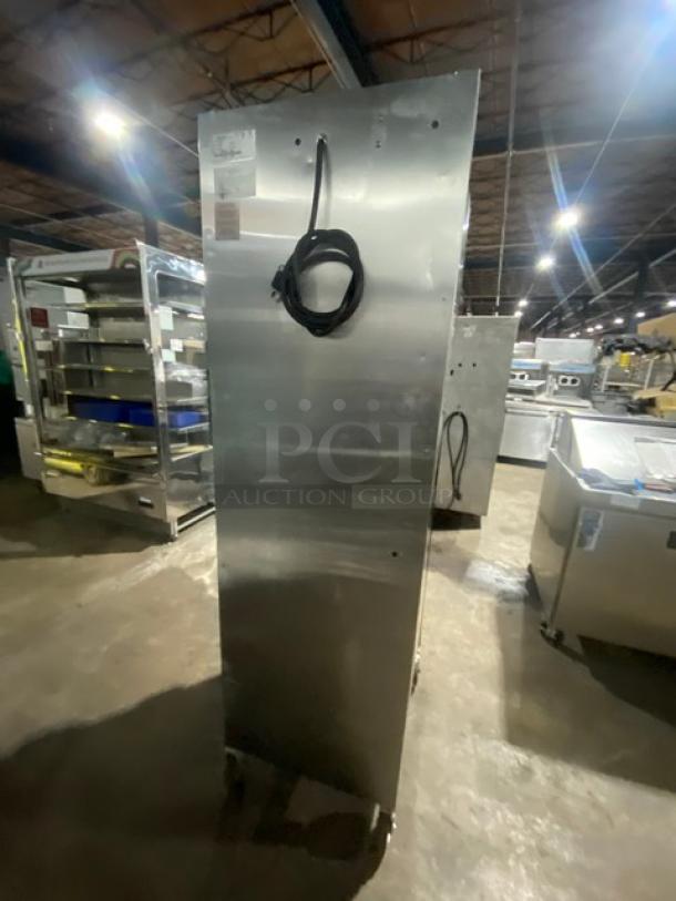 Alto-Shaam Halo Heat Series Commercial Stainless Steel Dutch Door Dual Compartment Mobile Heated Holding/Proofing Cabinet! With Wire Racks! Model: 1000-UP SN: 1057014-000! 120V 1 Phase! On Casters! - Image 4 of 9
