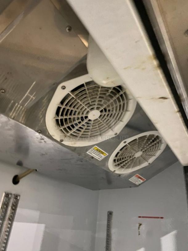 Beverage-Air Commercial Stainless Steel Solid 2 Door Reach In Refrigerator! With Poly Coated Wire Racks! Model: KR48-1AS! 115V 1 Phase! On Casters! Working When Removed! - Image 6 of 9