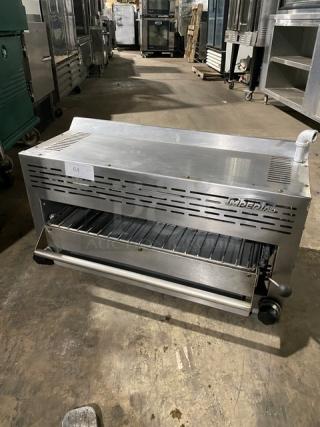 Imperial Commercial Stainless Steel Natural Gas Powered Overhead Salamander Broiler/Cheese Melter!