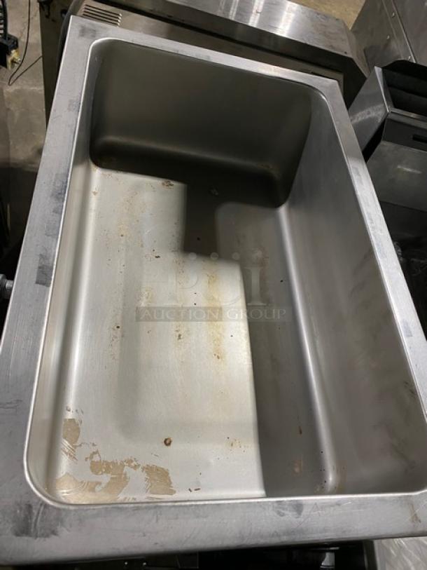 ADCraft! 2021! Commercial Stainless Steel Electric Powered Countertop Single Well Food Warmer! Model: FW-1200W! 120V! On Legs! - Image 6 of 8