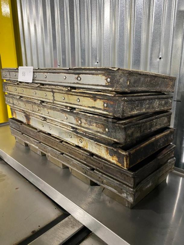 Lot Of Commercial Bread Molding Pans! All One Money! - Image 4 of 4