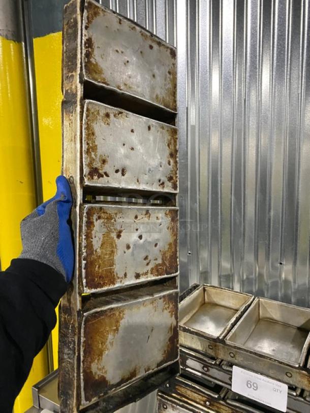Lot Of Commercial Bread Molding Pans! All One Money! - Image 3 of 4