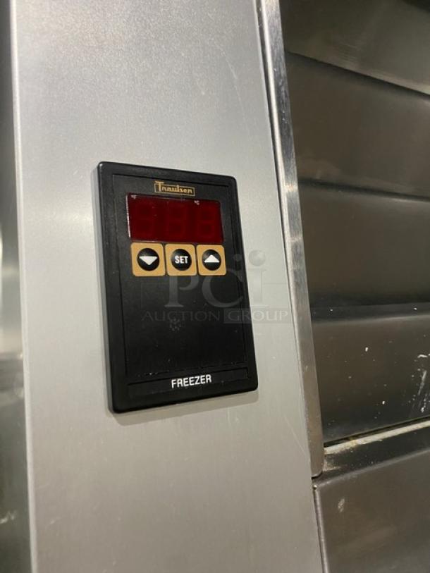 Traulsen Commercial Stainless Steel Solid Single Door Reach In Freezer! With Poly Coated Wire Racks! Model: G12010 SN: T93868D05! 115V 1 Phase! On Casters! - Image 8 of 9