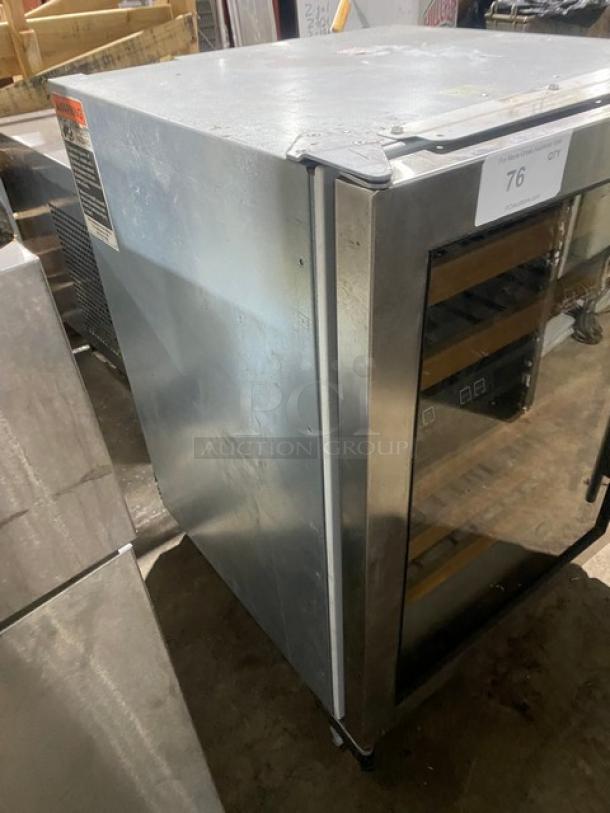 Sub-Zero Commercial Stainless Steel Refrigerated Single Section, Dual Zone Wine Cooler! Model: 424! 115V 1 Phase! - Image 2 of 7