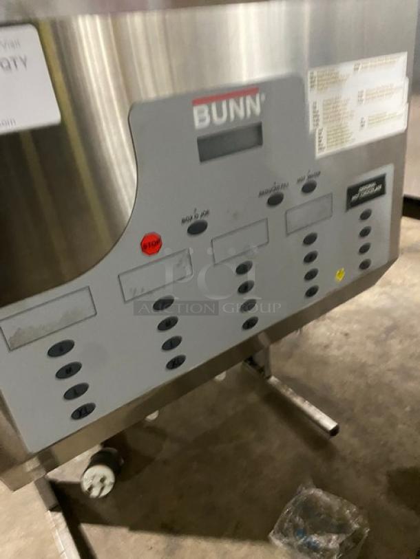 Bunn Dunkin Donuts Style Commercial Stainless Steel Countertop 5-Flavor Hot Chocolate/Cappuccino Hot Beverage Machine! With Hot Water Dispenser! Model: IMIX-5 SN: IMIX845617! 120/208-240V 1 Phase! On Legs! - Image 7 of 8