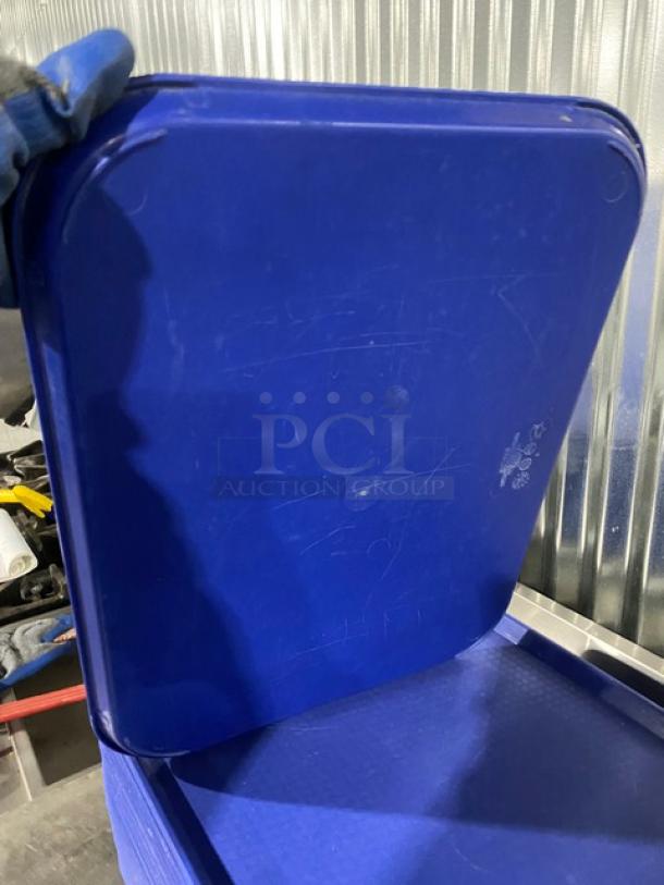 Cambro Commercial Royal Blue 14"x18" Fast-Food Serving Trays! Model: 1418FF! 10X Your Bid! - Image 3 of 4