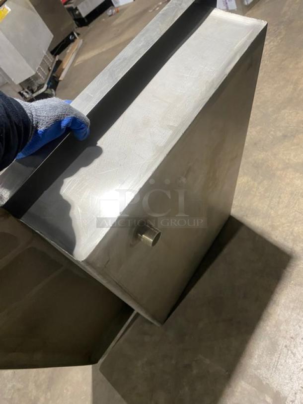 New! Commercial Stainless Steel 6 Hole Steam Table Adapter Plate! With Hot Well & Drain Hole! - Image 4 of 4
