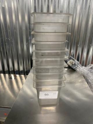 Commercial Clear Polycarbonate Food Pans! 10X Your Bid!