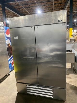Bevrage-Air Commercial Stainless Steel Solid 2 Door Reach In Refrigerator!