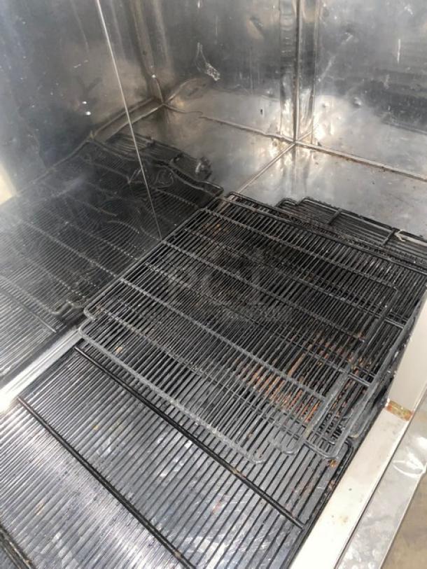 Blue Air Commercial Stainless Steel Solid 2 Door Reach In Freezer! With Poly Coated Wire Racks! Model: BASF2 SN: LTF2-NO4-0001! 115V 1 Phase! On Casters! - Image 6 of 10