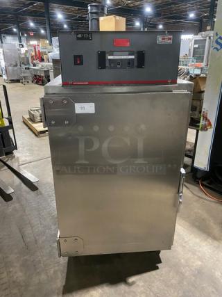 Carter-Hoffmann Commercial Stainless Steel Electric Powered Rethermalizer/Food Warming Cabinet! With Built In Pan Holding Rack! Model: RTH18N4 SN: 318347! 208V 3 Phase! On Casters!