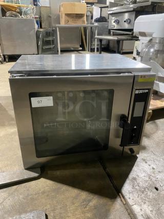 Doyon Commercial Stainless Steel Electric Powered Half Size Countertop Convection Oven! Model: DCOT5 SN: 244010090821! 208V 1 Phase!