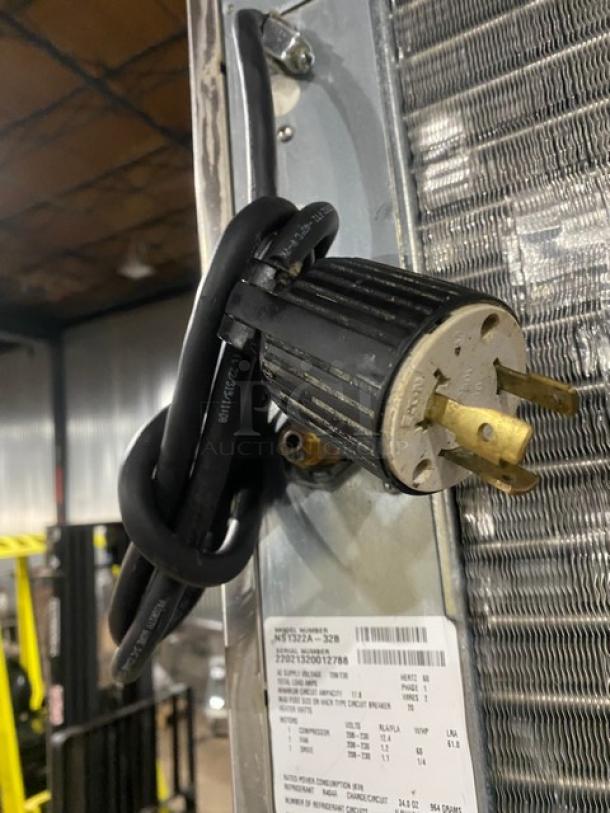 Sweet! LATE MODEL! Scotsman Commercial Stainless Steel Double AIR COOLED Nugget Style Ice Machine Heads! Model: NS1322A-32B SN: 22111320015822 & SN: 22021320012788! 208/230x2V 1 Phase! On Follett Commercial Stainless-Steel Full-Size Ice Bin Attached! With Sliding Doors! With Heavy Duty Power Hinge Lift Up Style SmartGATE! - Image 11 of 11