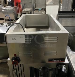 ADCraft! 2021! Commercial Stainless Steel Electric Powered Countertop Single Well Food Warmer! Model: FW-1200W! 120V! On Legs!