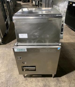 Noble Warewashing Commercial Stainless Steel Low Temperature Single Rack Glass/Dishwasher! Energy Star Certified! Model: WAREWASHING DG SN: 18F360718! 115V 1 Phase! On Legs!