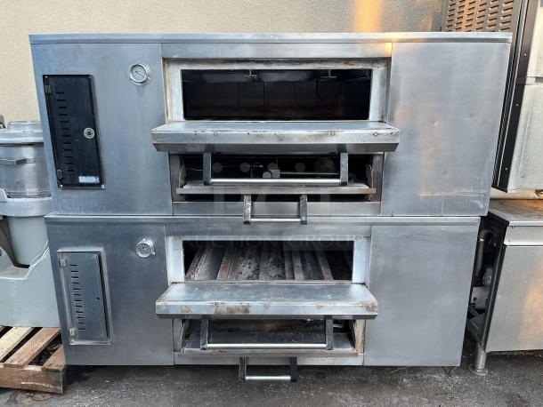 AMAZING Marsal Stacked DOUBLE Pizza Deck Oven, STAINLESS STEEL - Image 3 of 4