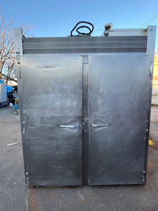 Traulsen 52" Two Section Reach In Freezer,  Solid Doors, 115v