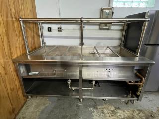 STAINLESS STEEL STEAM TABLE - GREAT!!