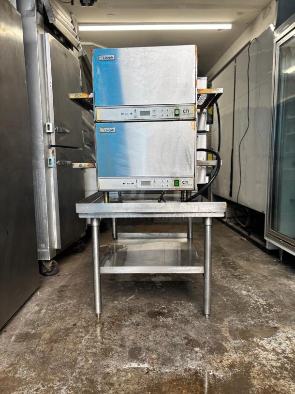 Lincoln Impinger 2501 Double Stack Conveyor Pizza Oven - Image 1 of 9