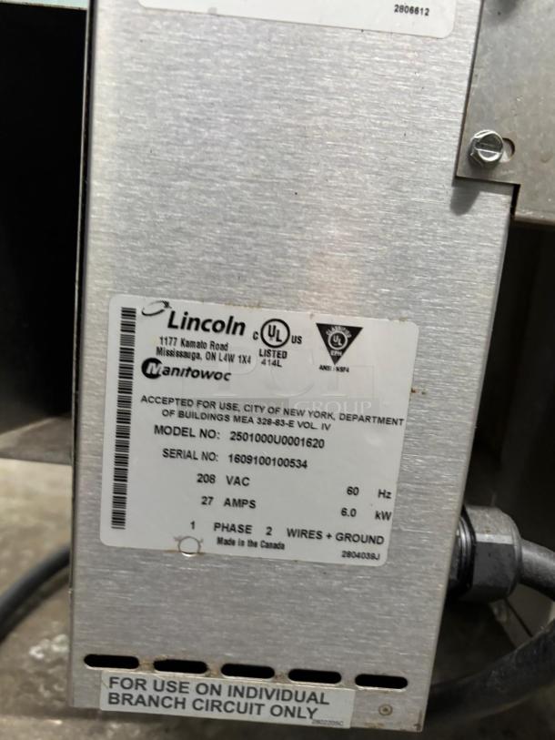 Lincoln Impinger 2501 Double Stack Conveyor Pizza Oven - Image 4 of 9