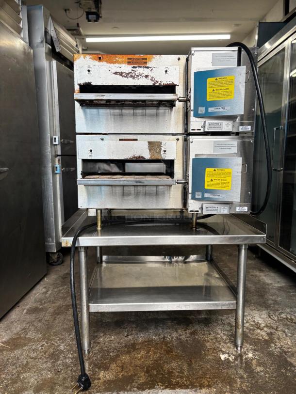 Lincoln Impinger 2501 Double Stack Conveyor Pizza Oven - Image 7 of 9