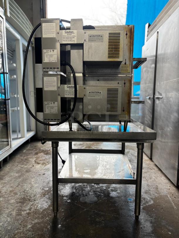 Lincoln Impinger 2501 Double Stack Conveyor Pizza Oven - Image 8 of 9
