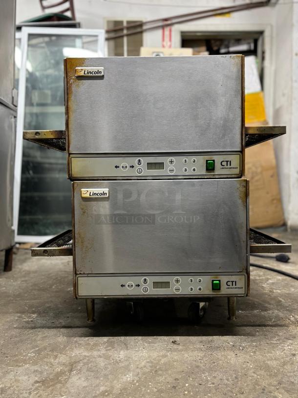 Lincoln Impinger 2501 Double Stack Conveyor Pizza Oven - Image 9 of 9