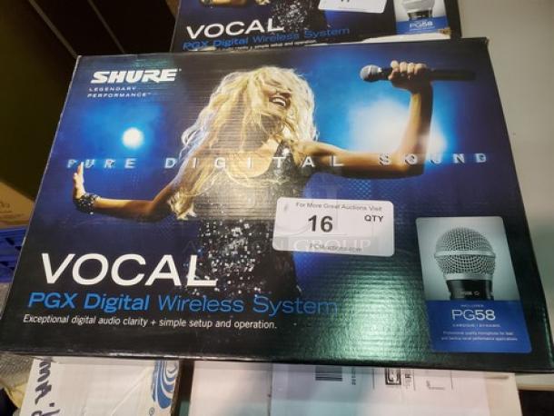 Shure PGXD24/ PG58 Digital Wireless Microphone System. New! - Image 1 of 6