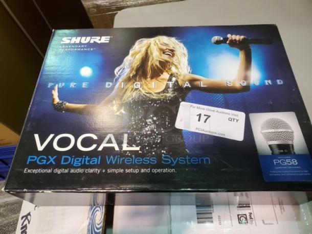 Shure PGXD24/ PG58 Digital Wireless Microphone System. New! - Image 1 of 6
