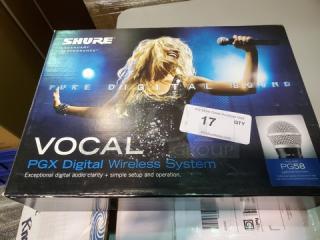 Shure PGXD24/ PG58 Digital Wireless Microphone System. New!