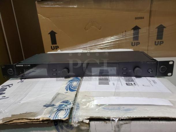 Shure SLXD4D Two-channel Digital Wireless Receiver - H55 Band. Great Condition! - Image 1 of 7
