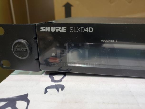 Shure SLXD4D Two-channel Digital Wireless Receiver - H55 Band. Great Condition! - Image 2 of 7
