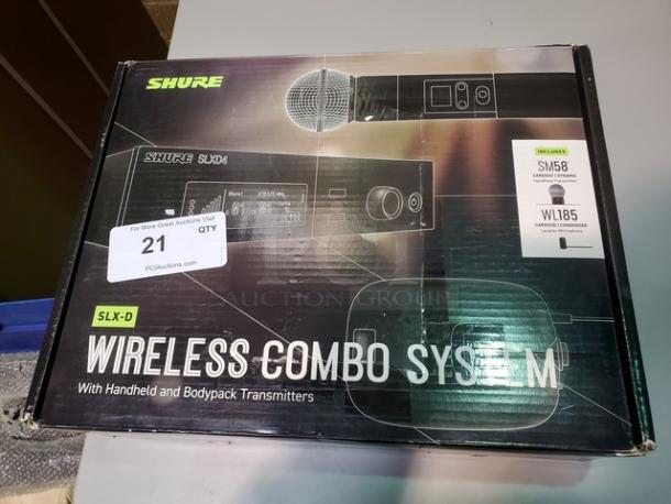 Shure SLX-D Wireless Combo System. New! - Image 1 of 4