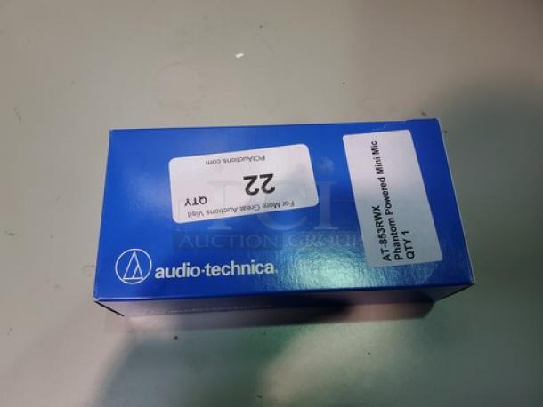 Audio Technica AT-853RWX Phantom Powered Mini Mic. New! - Image 1 of 4