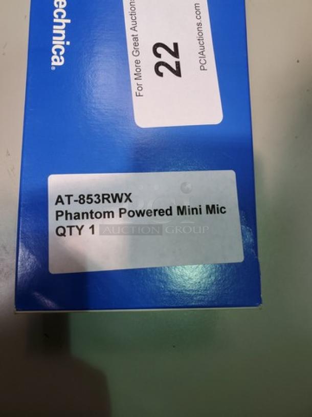 Audio Technica AT-853RWX Phantom Powered Mini Mic. New! - Image 2 of 4