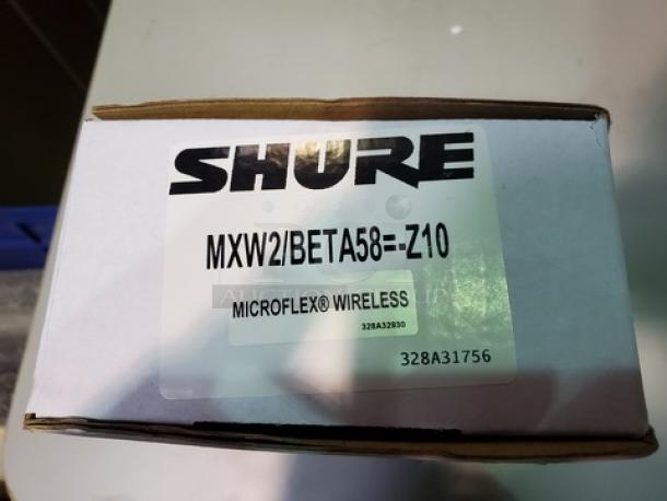 Shure MXW2/BETA58 Handheld Transmitter with Beta 58A Capsule. New! - Image 2 of 4