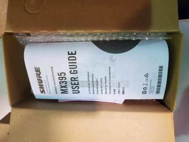 Lot of 2 Shure MX395W/O Low Profile Boundary Mic. New! (2xBid) - Image 3 of 4
