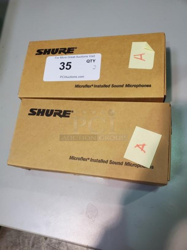Lot of 2 Shure MX202W/C Microflex Overhead Gooseneck Microphone. New! (2xBid) - Image 6 of 6