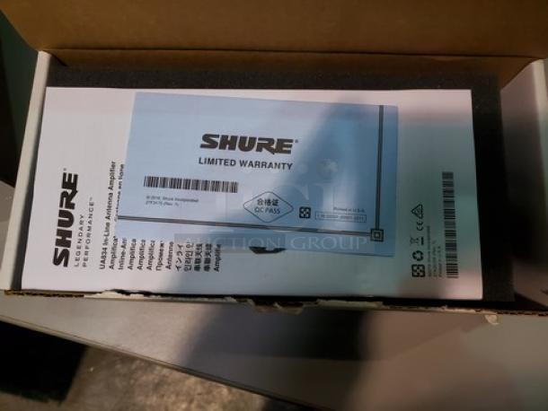 Lot of 2 Shure UA834WB In-Line Antenna Amplifier for Remote Mounting. New! (2xBid) - Image 4 of 5