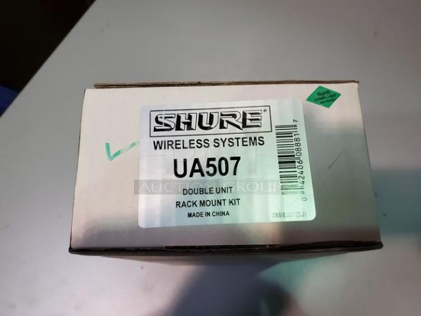 Shure UA-507 Rack Mount Hardware for Dual ULX Receivers. New! - Image 3 of 3