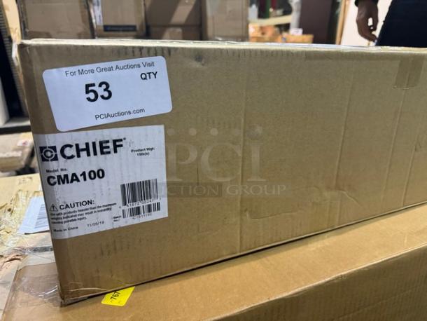 Chief CMA100 8" Ceiling Plate with Adjustable 1.5" NPT Column. New! - Image 2 of 5