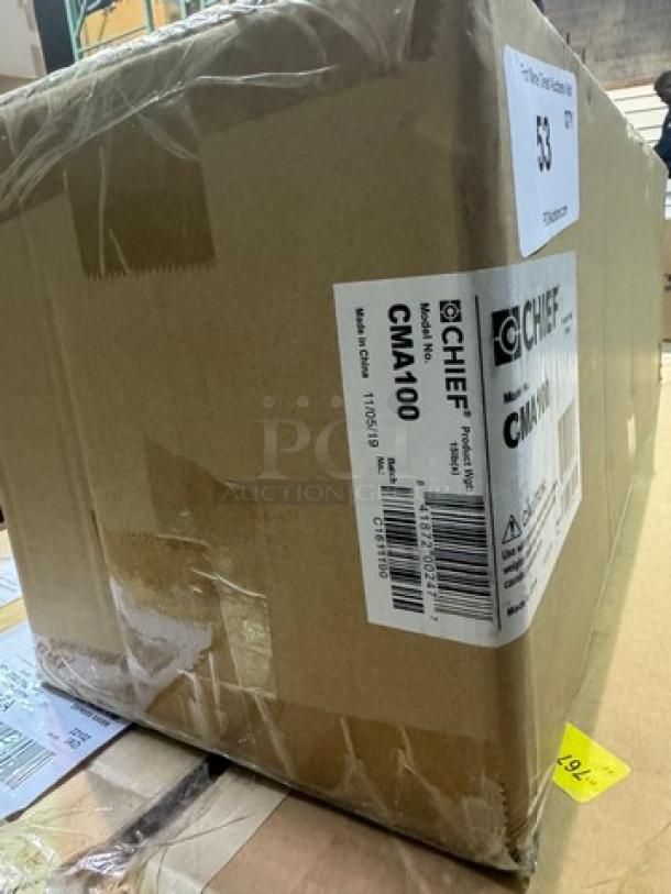 Chief CMA100 8" Ceiling Plate with Adjustable 1.5" NPT Column. New! - Image 4 of 5